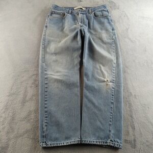 Vintage Levis Jeans 38x30 (Fits 34x29) Blue Light Wash Faded Grunge Skater Y2K
